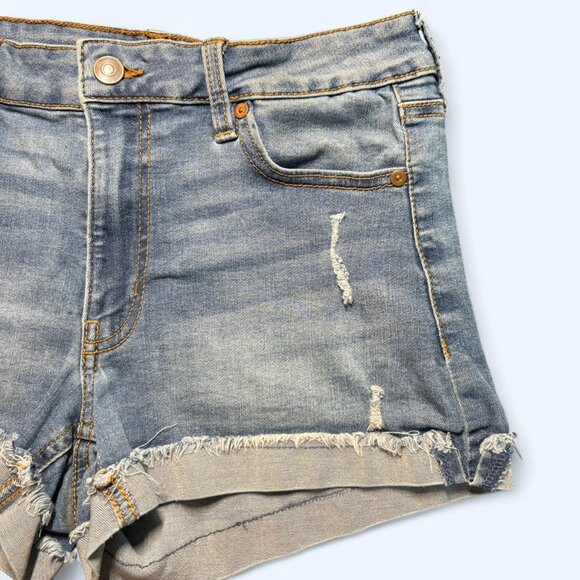 Celebrity Pink Jean Slightly Distressed Shorts - Picture 3 of 5
